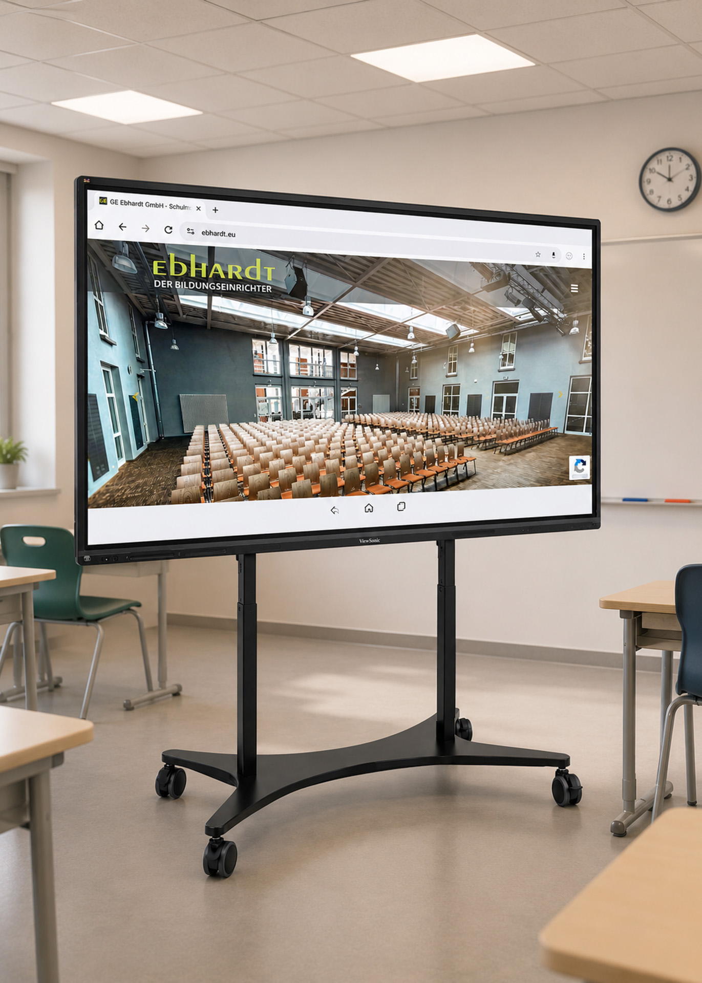 Interaktive Tafel im Klassenzimmer